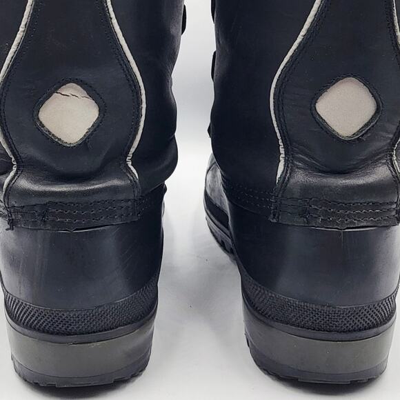 Baffin Sno-Mach Series High-Performance Black Leather Boots Men's 9 Women's 11 - Picture 7 of 12